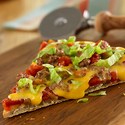 Spicy Cheeseburger Pizza