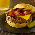 Maple-Bacon Beer Burger